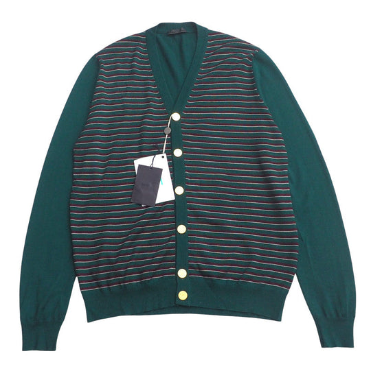 PRADA cardigan wool Green type mens 50 Used Authentic