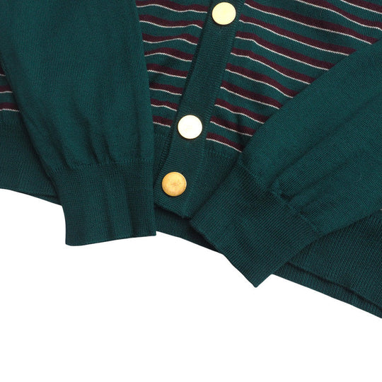 PRADA cardigan wool Green type mens 50 Used Authentic