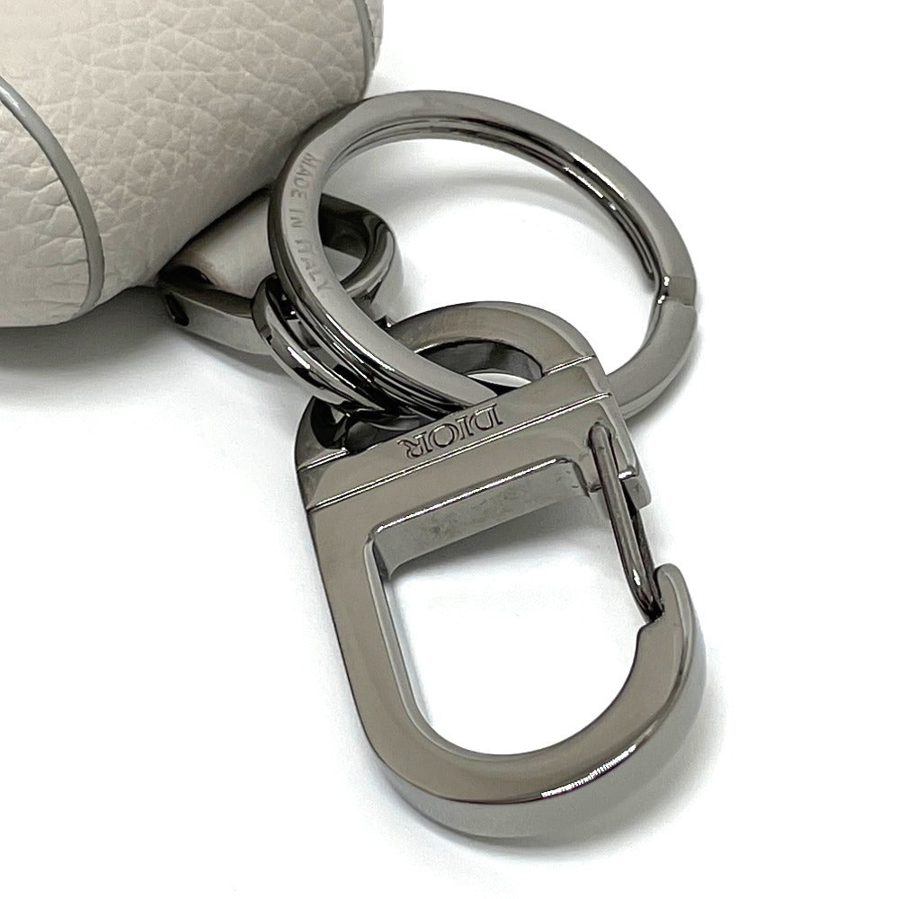 Dior Accessory case 2PUKH190YUZ leather off white logo Earphone case unisex(Unisex) Used Authentic