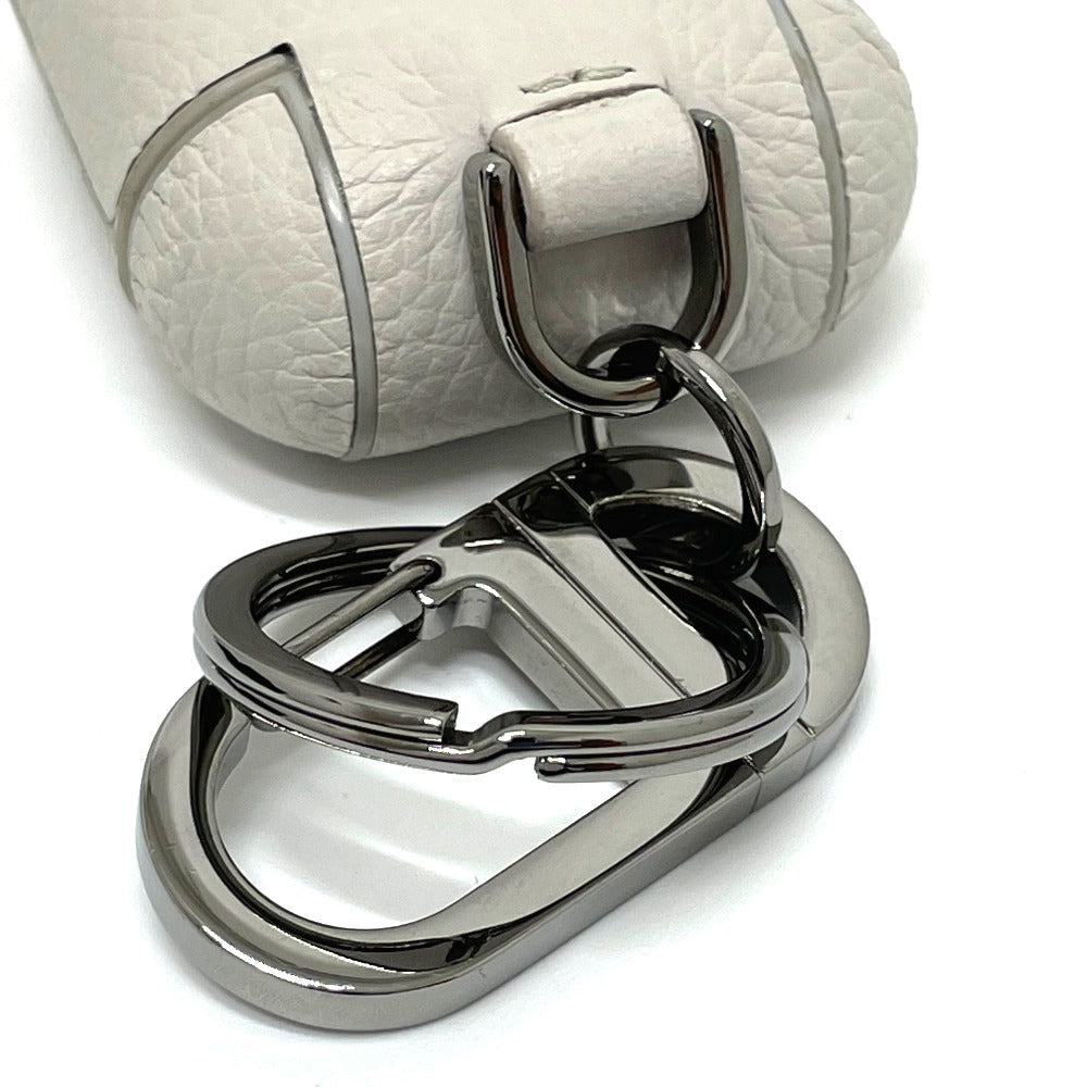 Dior Accessory case 2PUKH190YUZ leather off white logo Earphone case unisex(Unisex) Used Authentic