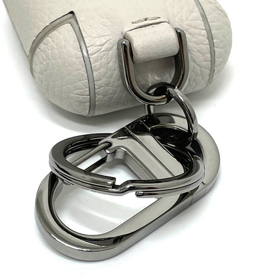 Dior Accessory case 2PUKH190YUZ leather off white logo Earphone case unisex(Unisex) Used Authentic