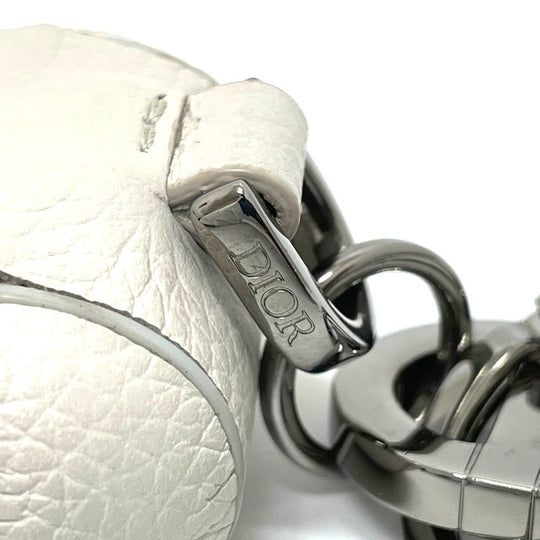Dior Accessory case 2PUKH190YUZ leather off white logo Earphone case unisex(Unisex) Used Authentic