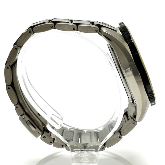 SEIKO Watches Solar Powered 8B54-OBGO/SAGA186 titanium Silverx Gold Brights black dial mens Used Authentic