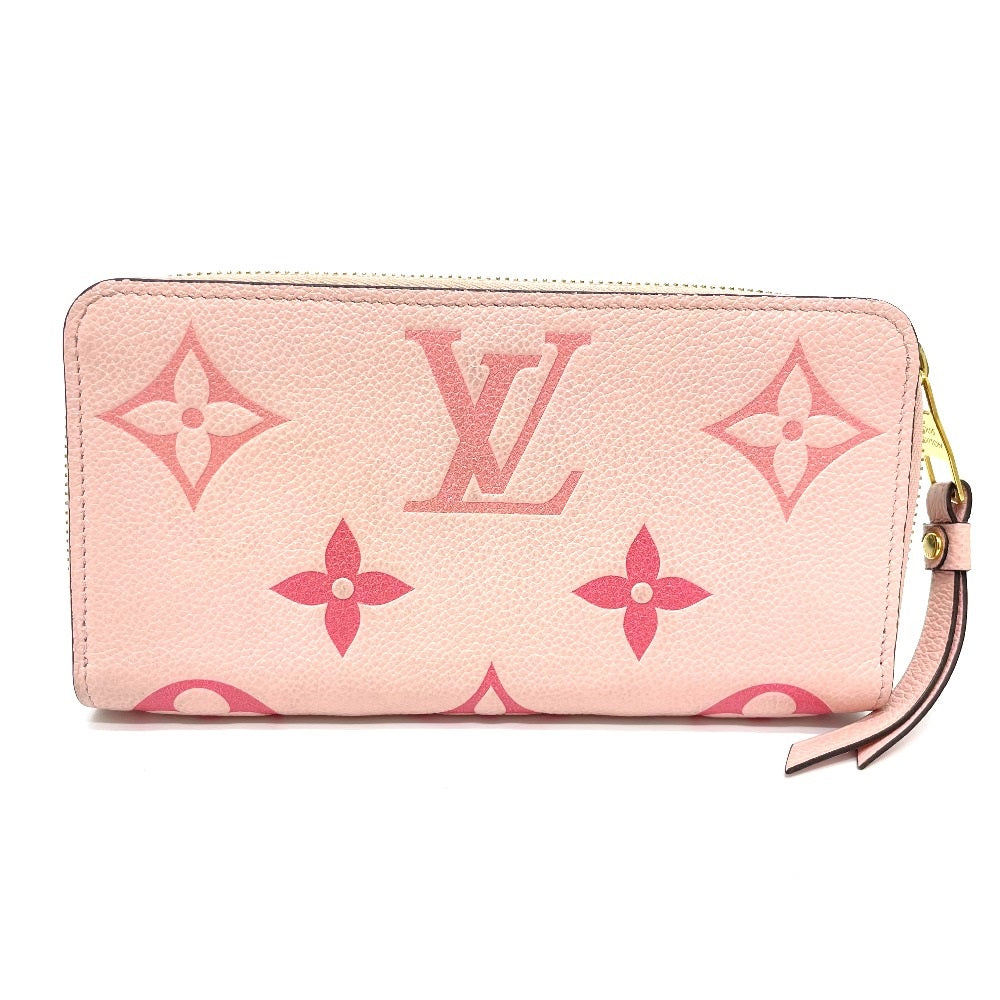 LOUIS VUITTON Long Wallet Purse M80403 Monogram Ann Platt Leather pink Monogram Unplant By the pool Women Used Authentic