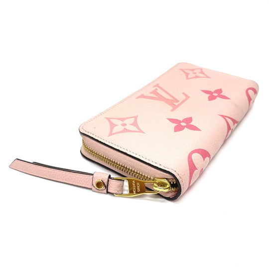 LOUIS VUITTON Long Wallet Purse M80403 Monogram Ann Platt Leather pink Monogram Unplant By the pool Women Used Authentic