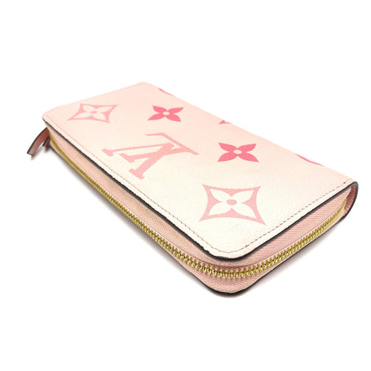 LOUIS VUITTON Long Wallet Purse M80403 Monogram Ann Platt Leather pink Monogram Unplant By the pool Women Used Authentic