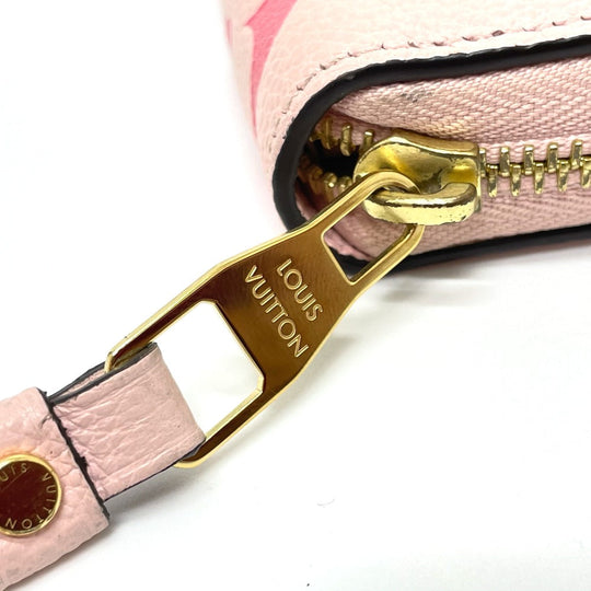 LOUIS VUITTON Long Wallet Purse M80403 Monogram Ann Platt Leather pink Monogram Unplant By the pool Women Used Authentic