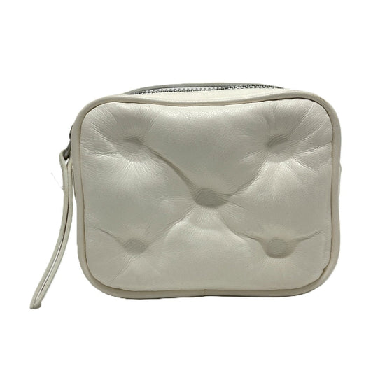 Maison Margiela Waist bag S56WB0013 leather white Gram slam Women Used Authentic