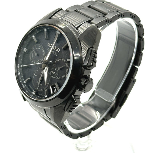 SEIKO Watches Solar Powered Radio Watch SBXC069/5X53-0AV0 titanium black Astron Global Line Day Date GPS black dial