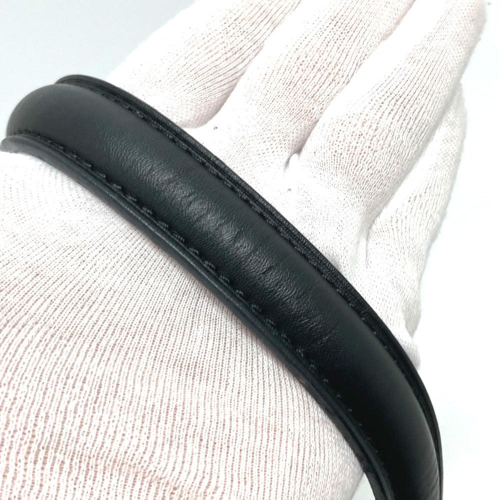 LOUIS VUITTON Handbag N92280 leather black logoMetal Rock Me MM Women Used Authentic