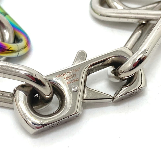 LOUIS VUITTON Necklace M80177 metal multicolor Collier Signature Chain mens Used Authentic