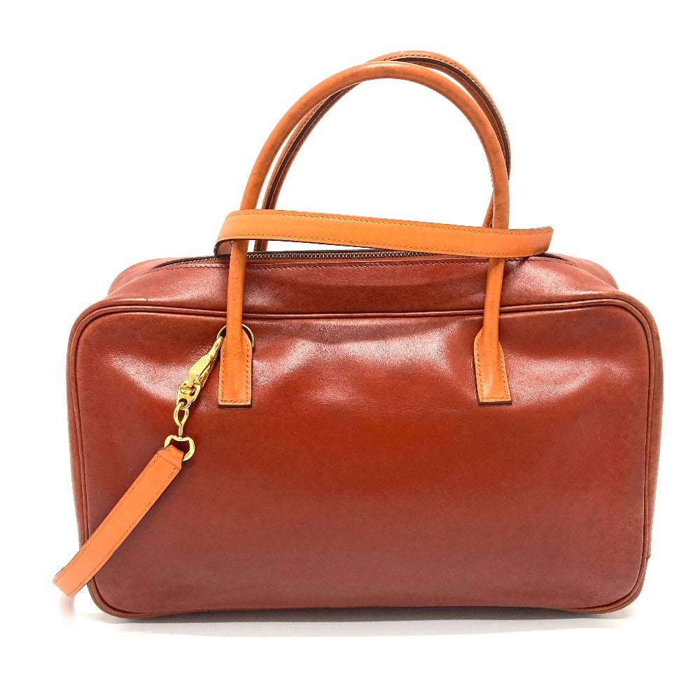 HERMES Handbag Vaux Swift Orange type Lorraine Women Used Authentic