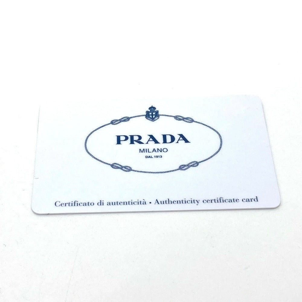 PRADA Shoulder Bag 1BA251 Safiano leather pink With logo Matinee Medium Women Used Authentic