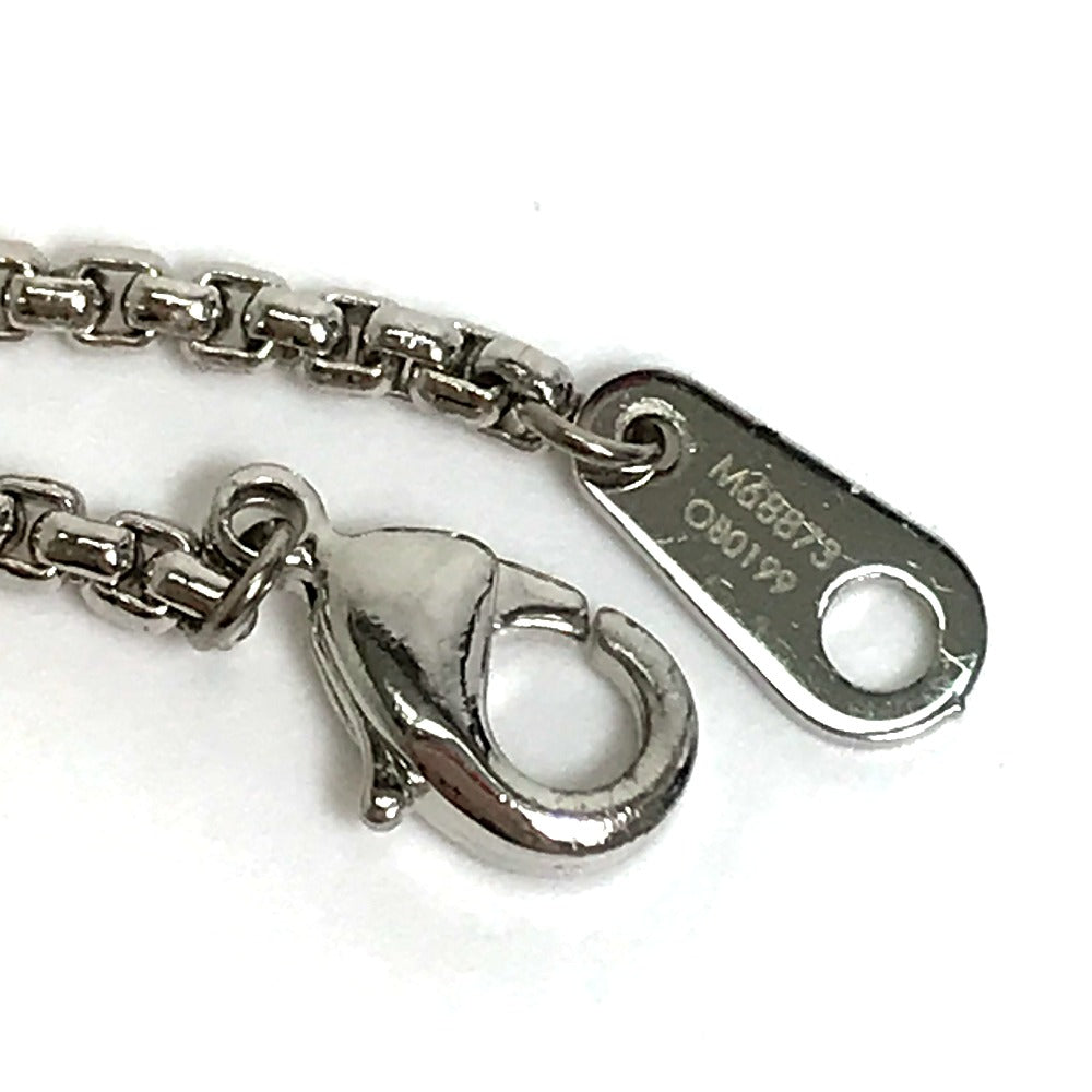 LOUIS VUITTON Necklace M68873 metal Silver Accessories/logo Collier LV Playit unisex(Unisex) Used Authentic