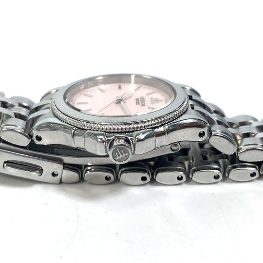 SEIKO Watches Quartz 4J81-0B20 Stainless Steel Silver CREDOR pink dial