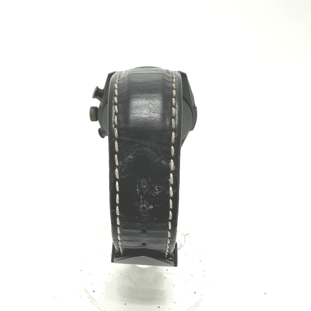 TUDOR Watches Mechanical Automatic 42000CN Black ceramic, leather strap black Fastrider Black Shield black dial mens Used Authentic