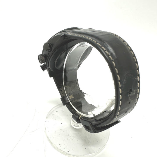 TUDOR Watches Mechanical Automatic 42000CN Black ceramic, leather strap black Fastrider Black Shield black dial mens Used Authentic