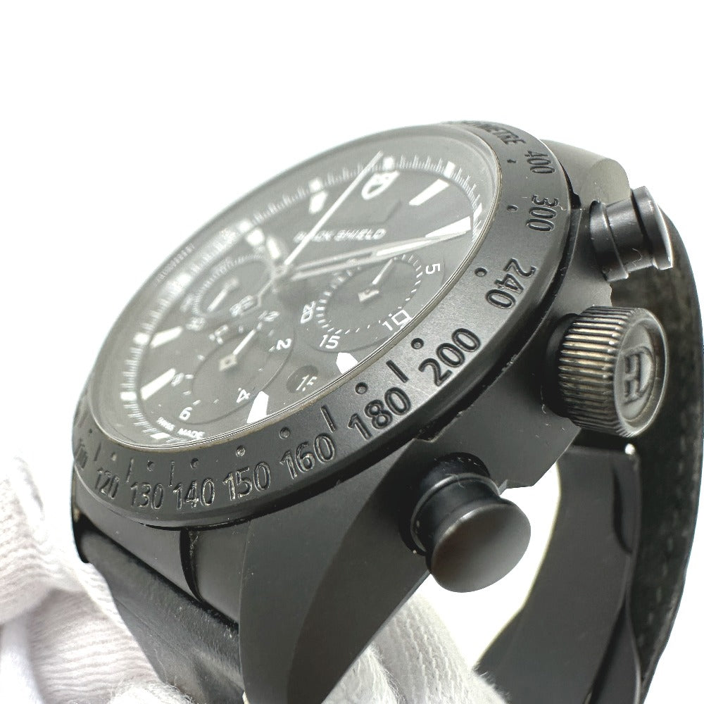 TUDOR Watches Mechanical Automatic 42000CN Black ceramic, leather strap black Fastrider Black Shield black dial mens Used Authentic