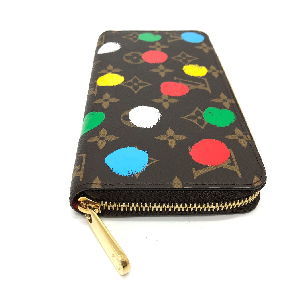 LOUIS VUITTON Long Wallet Purse M81864  Monogram canvas Brown Monogram Zippy wallet Women Used Authentic