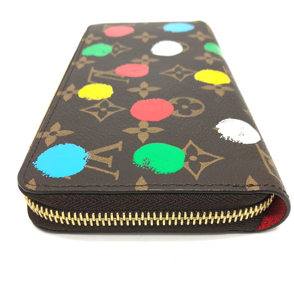 LOUIS VUITTON Long Wallet Purse M81864  Monogram canvas Brown Monogram Zippy wallet Women Used Authentic