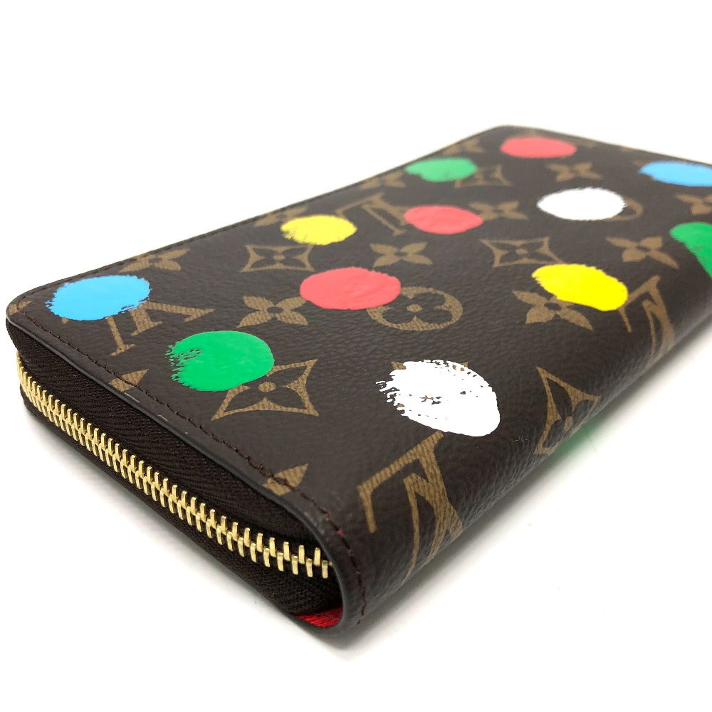 LOUIS VUITTON Long Wallet Purse M81864  Monogram canvas Brown Monogram Zippy wallet Women Used Authentic
