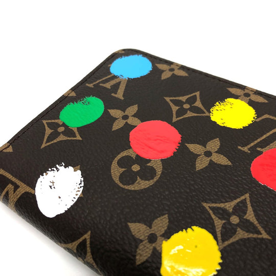 LOUIS VUITTON Long Wallet Purse M81864  Monogram canvas Brown Monogram Zippy wallet Women Used Authentic