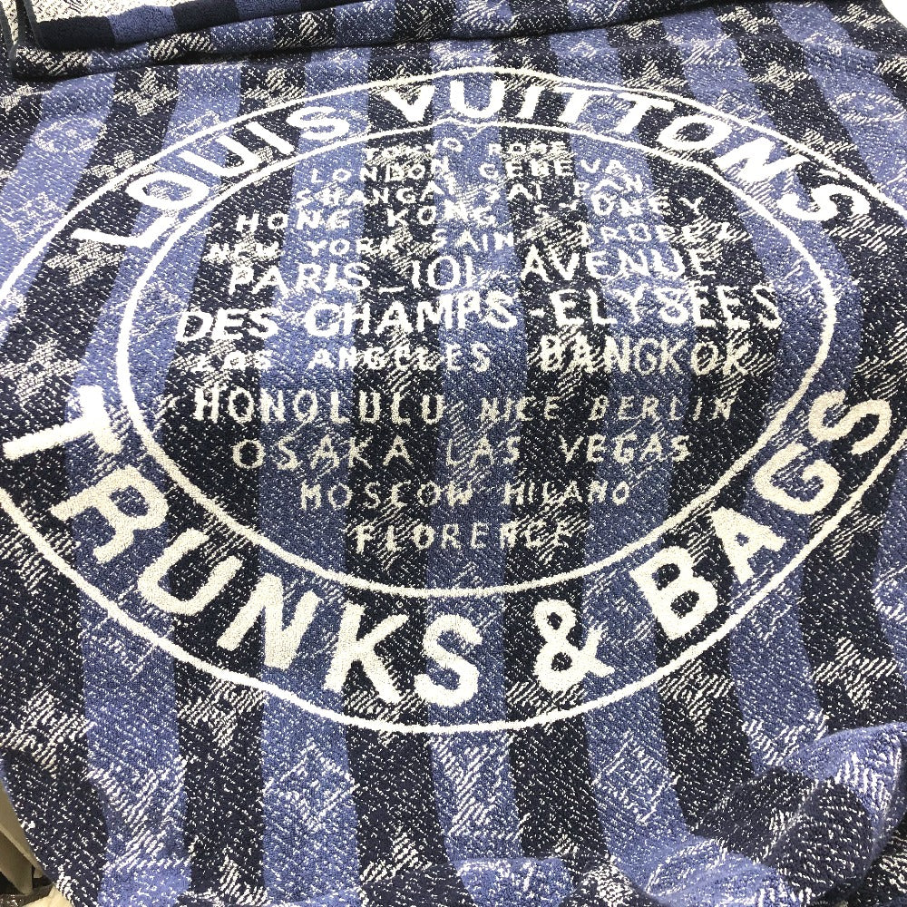 LOUIS VUITTON towel cotton blue Monogram TRUNKS�•BAGS unisex(Unisex) Used Authentic