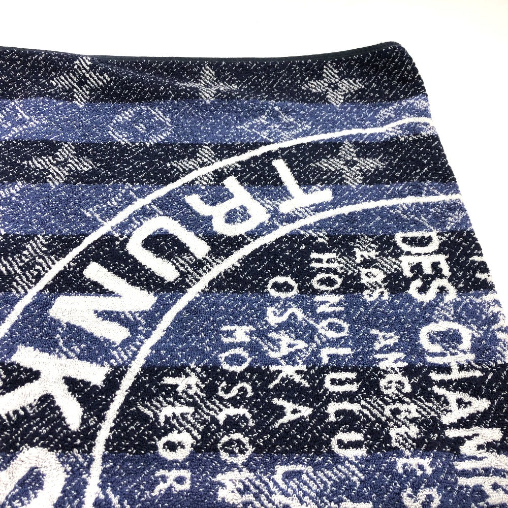 LOUIS VUITTON towel cotton blue Monogram TRUNKS�•BAGS unisex(Unisex) Used Authentic