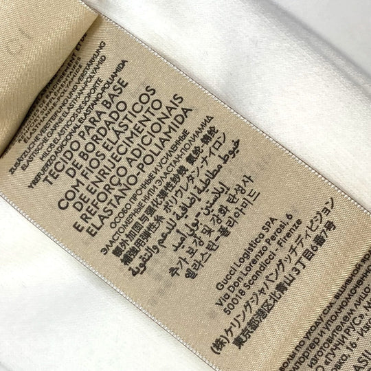 GUCCI socks cotton White x blue GG L/26～28