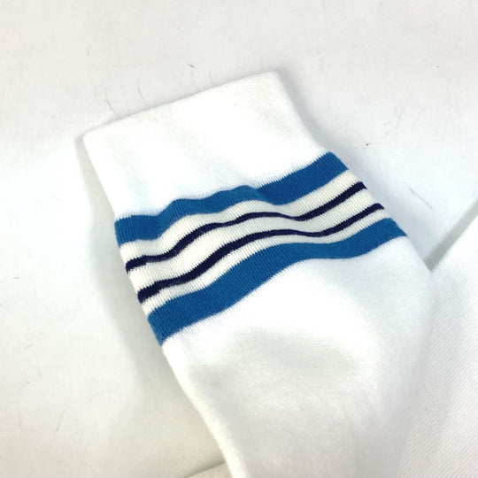 GUCCI socks cotton White x blue GG L/26～28