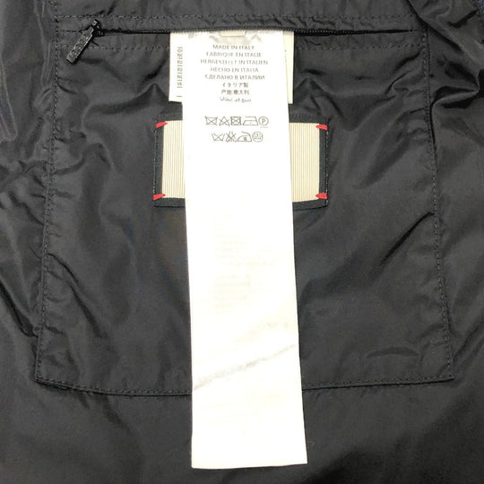 GUCCI Down jacket 452434 Nylon, Down black GG nylon emblem mens 44 Used Authentic
