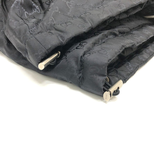 GUCCI Down jacket 452434 Nylon, Down black GG nylon emblem mens 44 Used Authentic