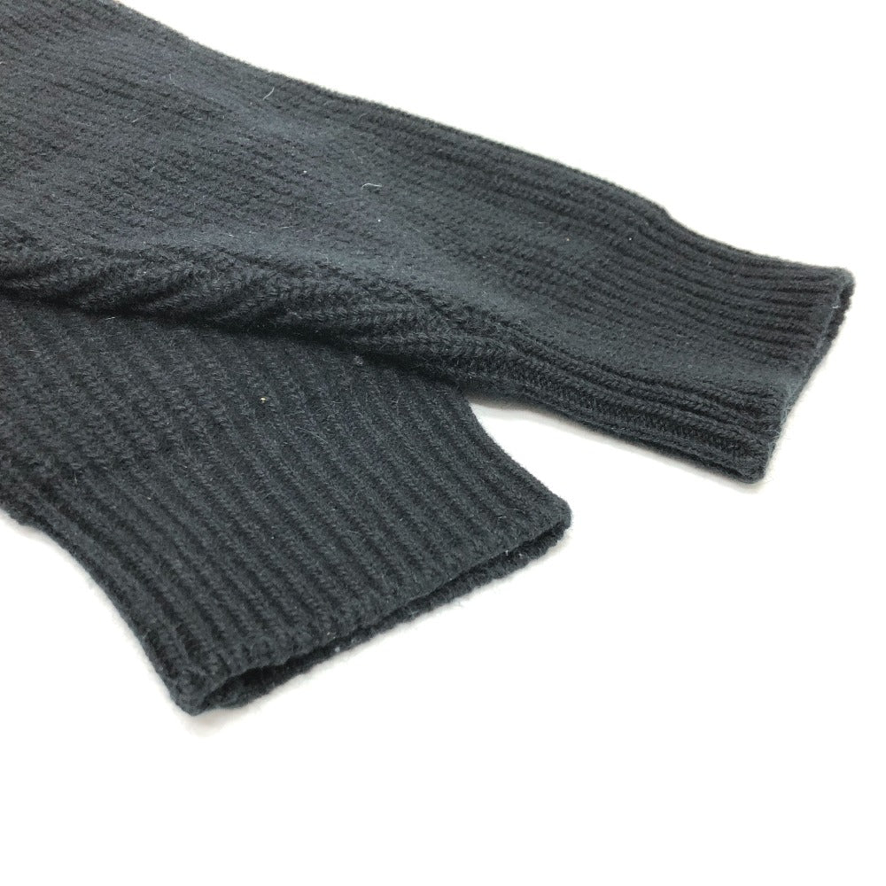 CELINE knit 2A19R205O Wool, Angora black logo Eddy period mens S Used Authentic