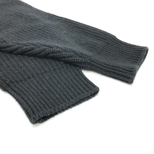 CELINE knit 2A19R205O Wool, Angora black logo Eddy period mens S Used Authentic