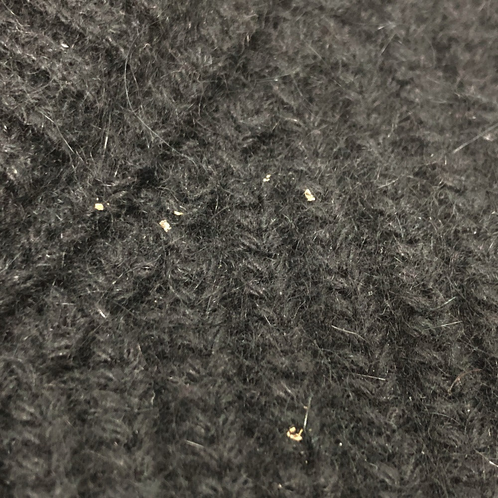 CELINE knit 2A19R205O Wool, Angora black logo Eddy period mens S Used Authentic