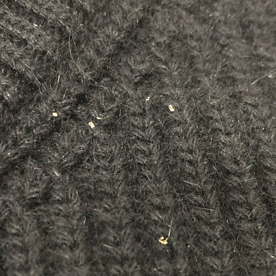 CELINE knit 2A19R205O Wool, Angora black logo Eddy period mens S Used Authentic