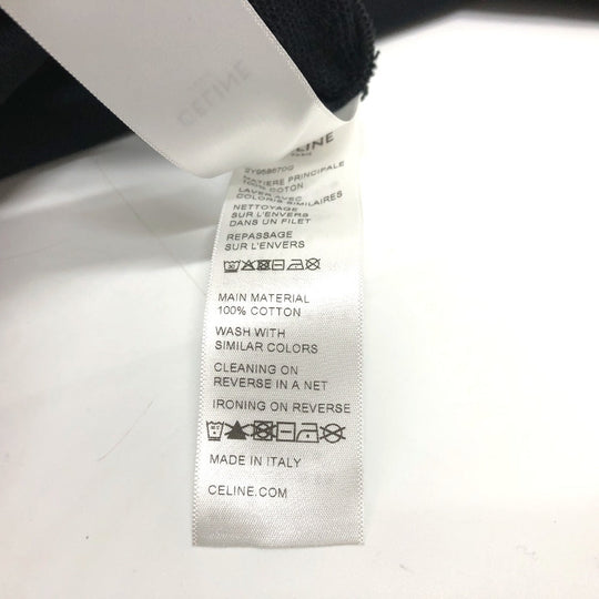 CELINE Hoodie 2Y958670Q cotton black logo S