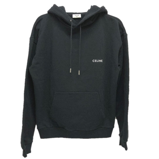 CELINE Hoodie 2Y958670Q cotton black logo S