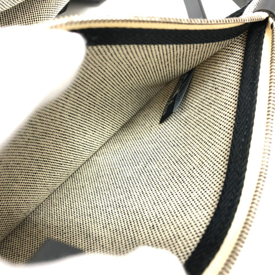 HERMES Shoulder Bag Toile H, Leather Navy Herbag Zip MM Pegasus pop Women Used Authentic