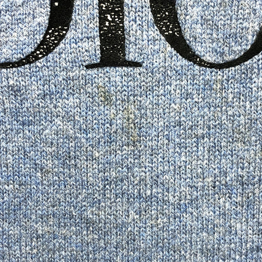 Dior sweater 143M657AT296 wool blue logo Peter Doig mens M Used Authentic