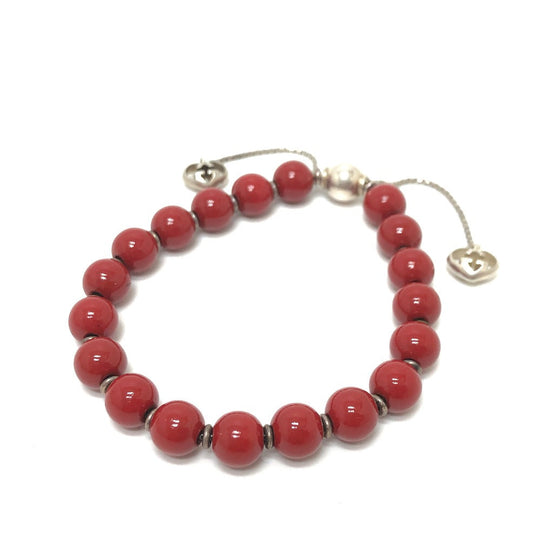 GUCCI bracelet 286673 Wood Red Interlocking G unisex(Unisex) Used Authentic