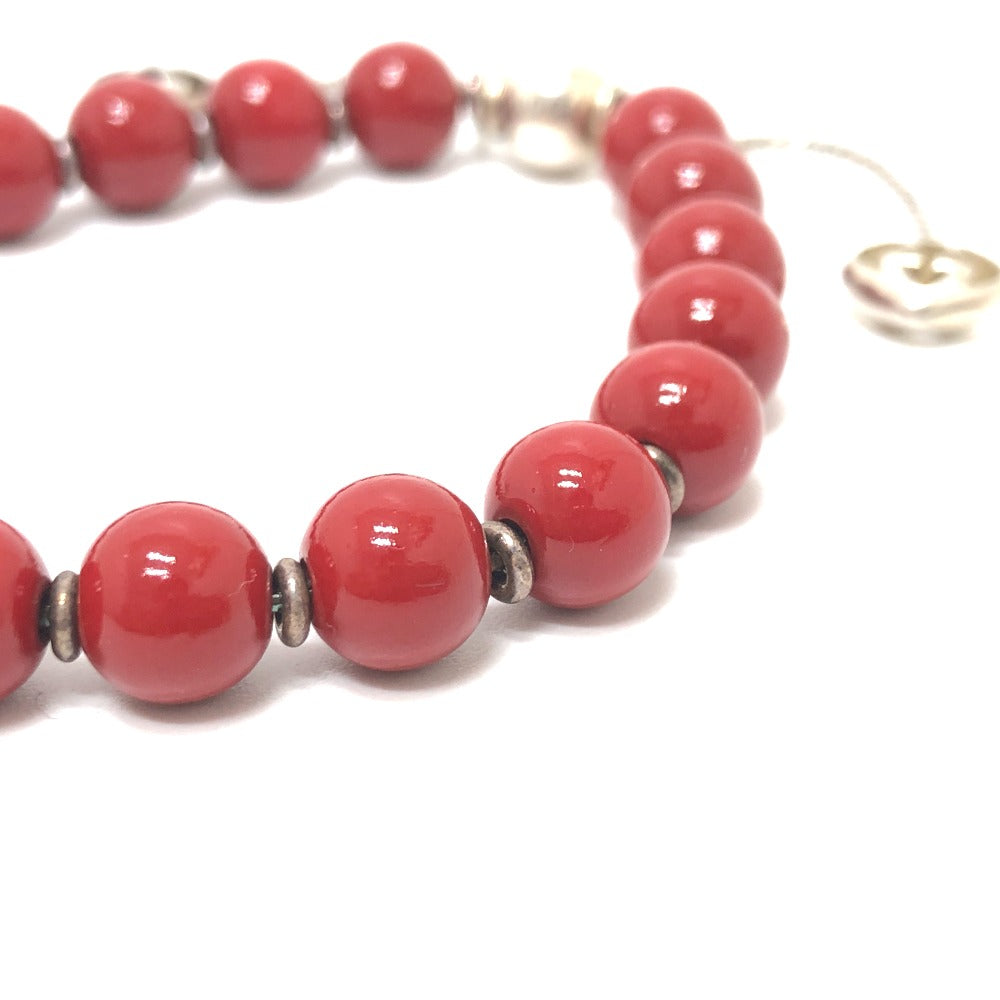 GUCCI bracelet 286673 Wood Red Interlocking G unisex(Unisex) Used Authentic