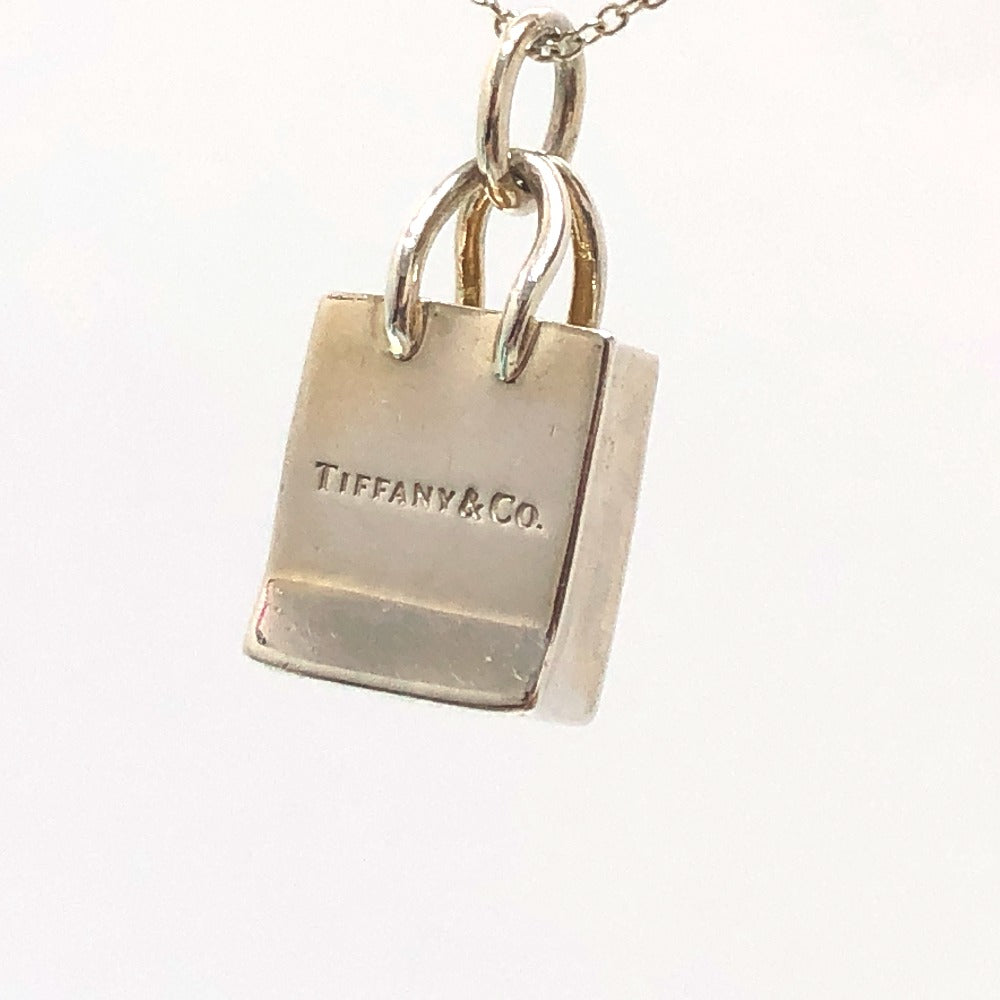 TIFFANY&Co. Necklace SV925 Silver Shopper Women Used Authentic