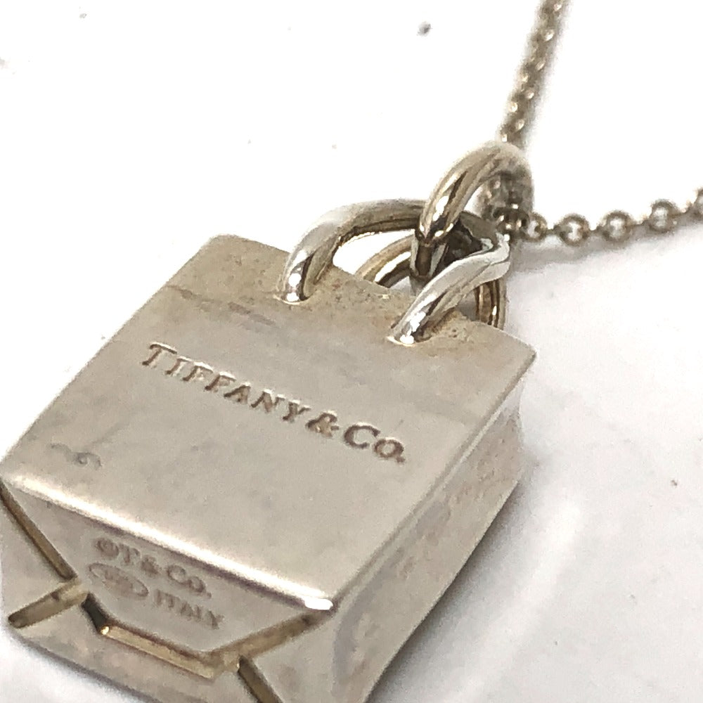 TIFFANY&Co. Necklace SV925 Silver Shopper Women Used Authentic