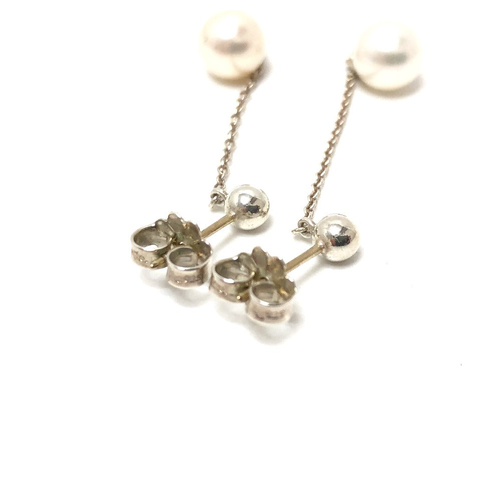 TIFFANY&Co. Pierce SV925 white Fake pearl Women Used Authentic