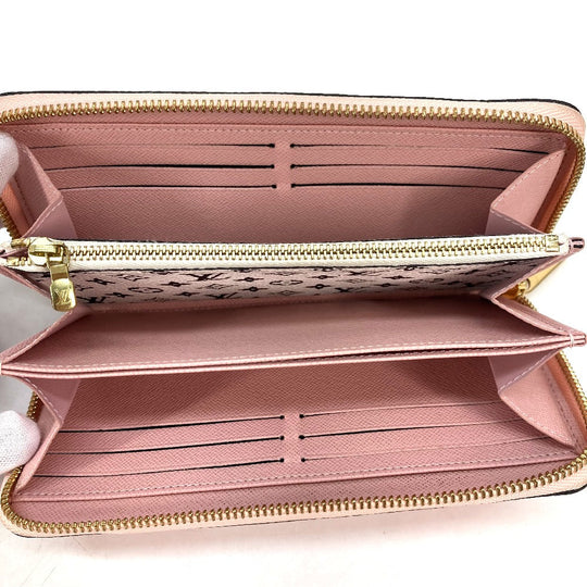 LOUIS VUITTON Long Wallet Purse M67550 Monogram giant canvas Pink x red Monogram Giant Zippy wallet