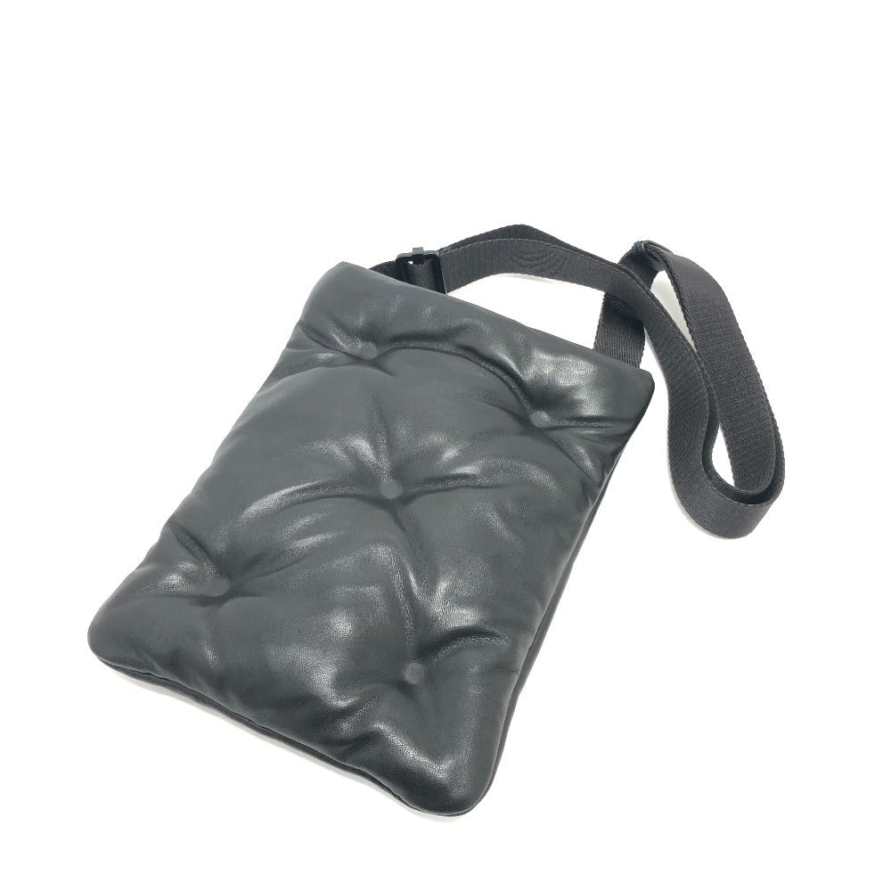 Maison Margiela Shoulder Bag leather black Gram slam mens Used Authentic