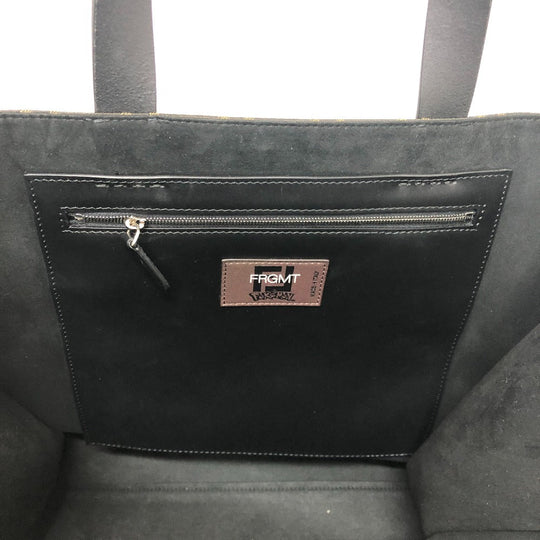 FENDI Tote Bag Canvas / leather Brown Zucca Pokemon Dragonite