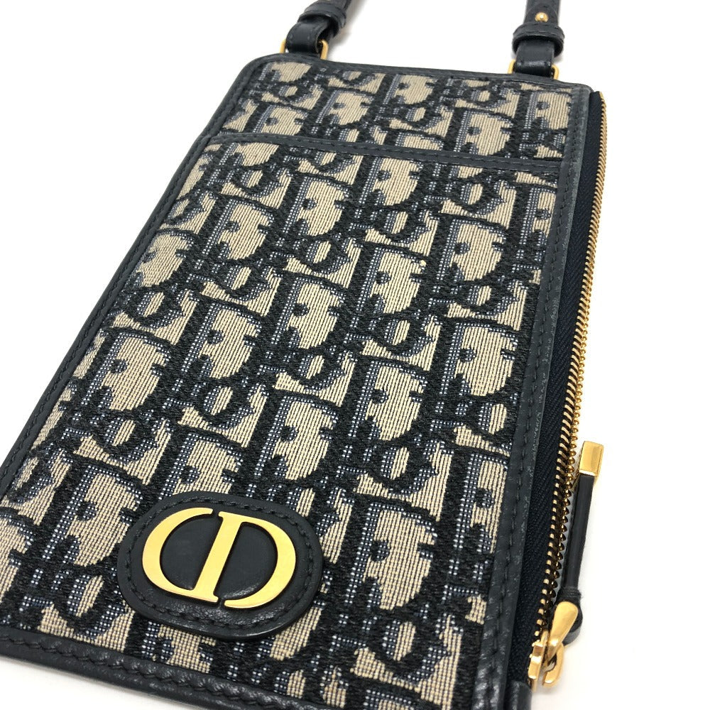 Dior Shoulder Bag canvas Navy Of League Women Used Authentic