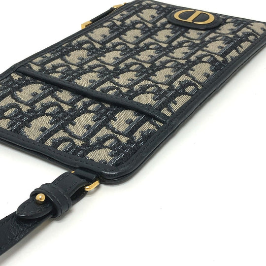 Dior Shoulder Bag canvas Navy Of League Women Used Authentic